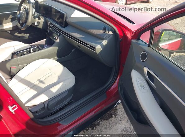 KMHL64JA8SA485751 2025 HYUNDAI SONATA Red წინა სალონის ხედი