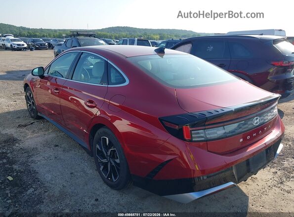 KMHL64JA8SA485751 2025 HYUNDAI SONATA Red უკანა მარცხენა