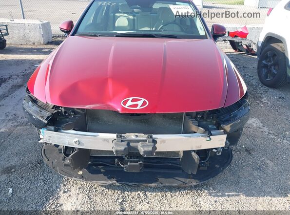 KMHL64JA8SA485751 2025 HYUNDAI SONATA Red უკანა სალონის ხედი