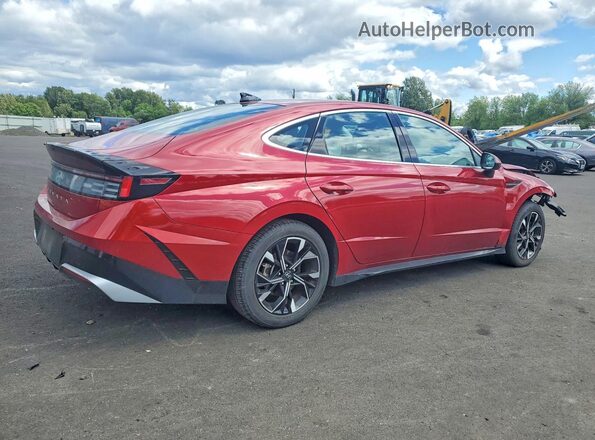 KMHL64JA9SA499464 2025 HYUNDAI SONATA Red Trasero derecho