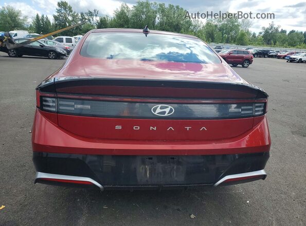 KMHL64JA9SA499464 2025 HYUNDAI SONATA Red Vista trasera