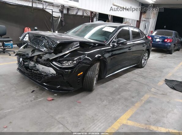 KMHL64JAXMA146525 2021 HYUNDAI SONATA Black Front left