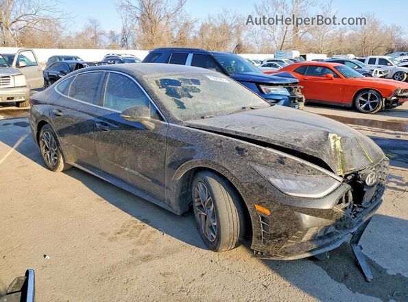 KMHL64JAXMA150915 2021 HYUNDAI SONATA Black Przód prawy