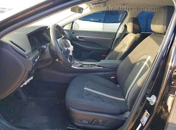 KMHL64JAXMA150915 2021 HYUNDAI SONATA Black Widok wnętrza z przodu