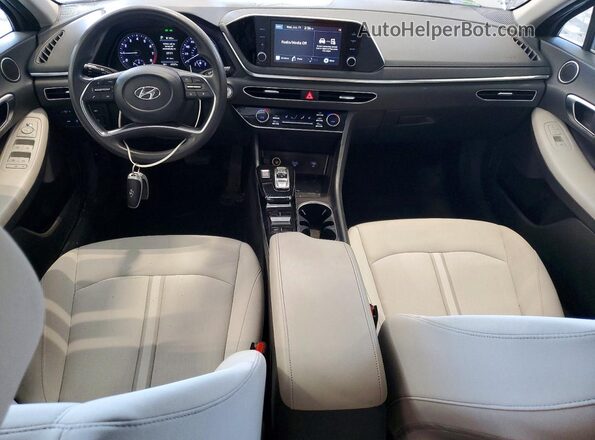 KMHL64JAXMA161672 2021 HYUNDAI SONATA Silver Widok deski rozdzielczej