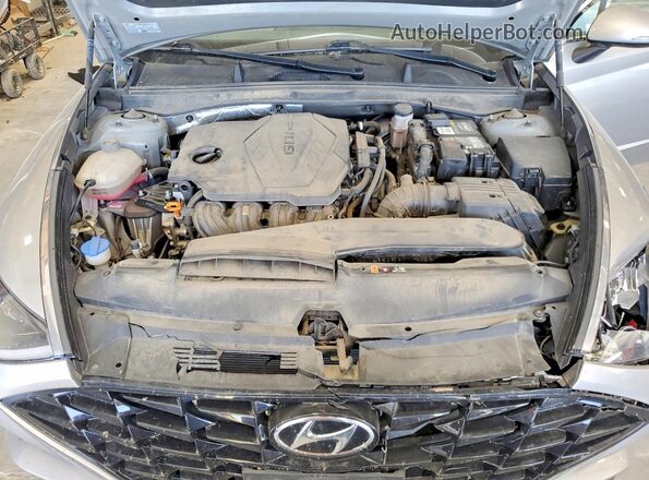 KMHL64JAXMA161672 2021 HYUNDAI SONATA Silver Widok wnętrza z tyłu