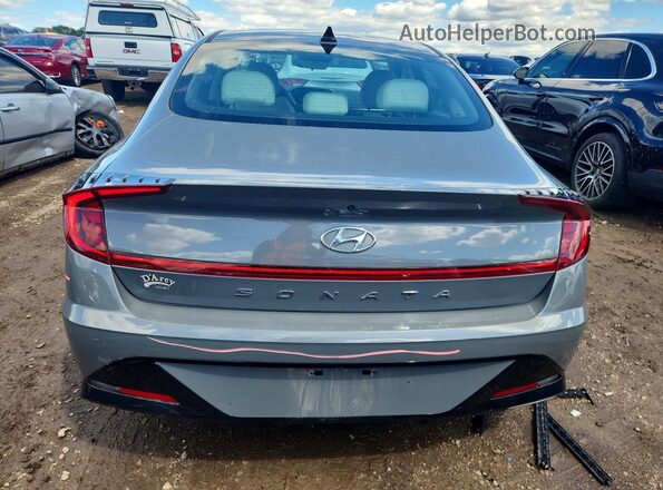 KMHL64JAXNA203968 2022 HYUNDAI SONATA Gray Widok z tyłu