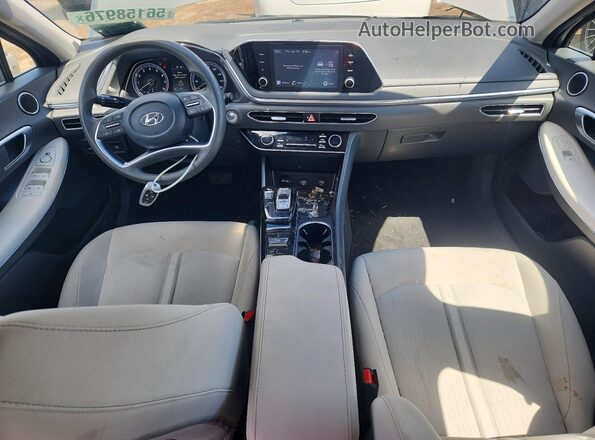KMHL64JAXNA203968 2022 HYUNDAI SONATA Gray Widok deski rozdzielczej