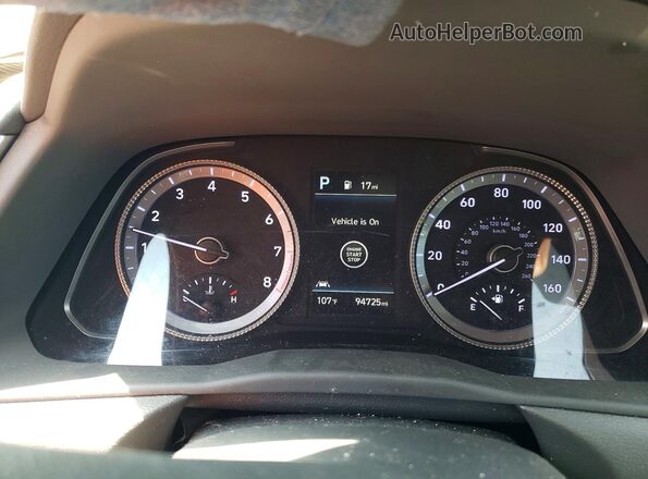 KMHL64JAXNA210659 2022 HYUNDAI SONATA Белый Вид щитка приборов