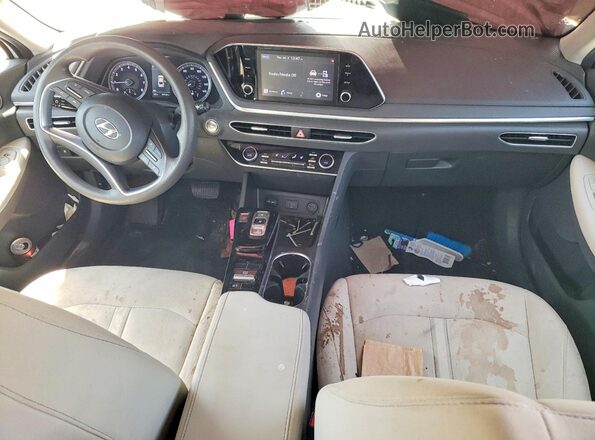 KMHL64JAXNA210659 2022 HYUNDAI SONATA Белый Вид панели приборов