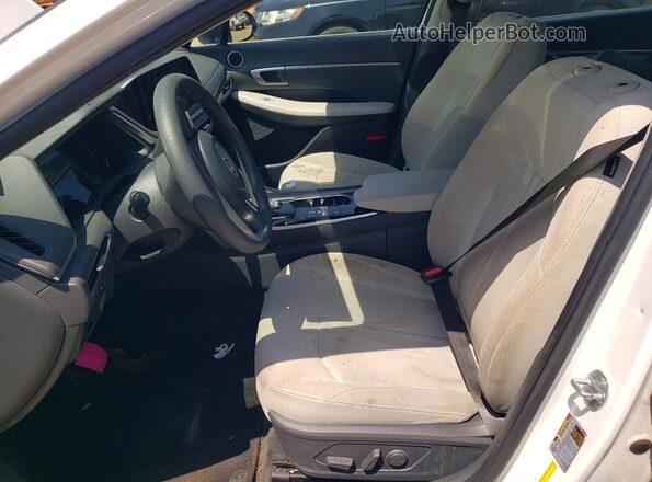 KMHL64JAXNA210659 2022 HYUNDAI SONATA Белый Вид салона спереди