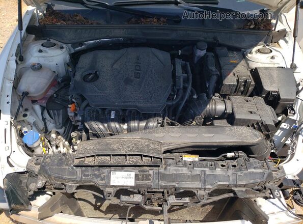 KMHL64JAXNA210659 2022 HYUNDAI SONATA Белый Вид задней части салона