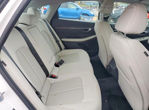 KMHL64JAXPA259895 2023 HYUNDAI SONATA White Հետևի նստատեղերի տեսք