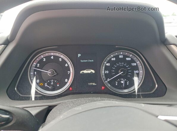 KMHL64JAXPA259895 2023 HYUNDAI SONATA White Սարքավորումների վահանակի տեսք