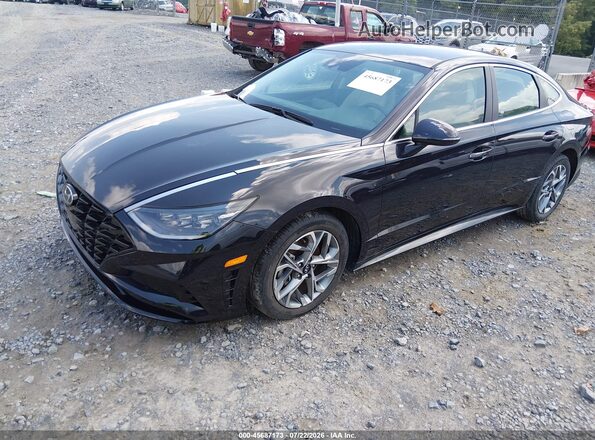 KMHL64JAXPA347829 2023 HYUNDAI SONATA Black Vista tres cuartos delantera izquierda