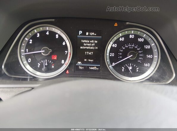 KMHL64JAXPA347829 2023 HYUNDAI SONATA Black Vista de los asientos traseros