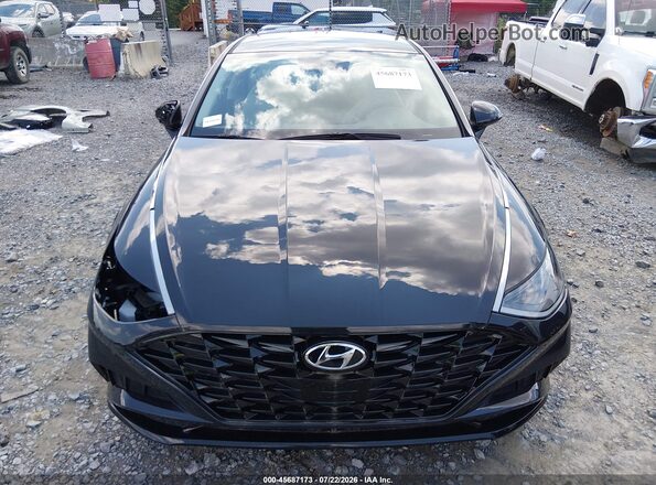 KMHL64JAXPA347829 2023 HYUNDAI SONATA Black Vista interior trasera