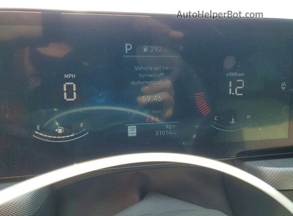 KMHL64JAXRA424637 2024 HYUNDAI SONATA Charcoal Вид щитка приладів
