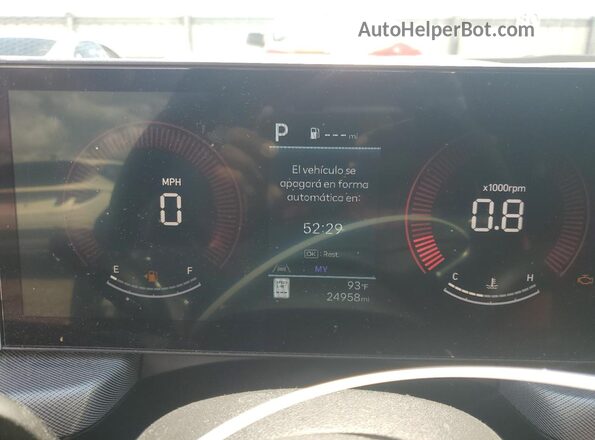 KMHL64JAXSA514022 2025 HYUNDAI SONATA Black ხელსაწყოთა პანელის ხედი