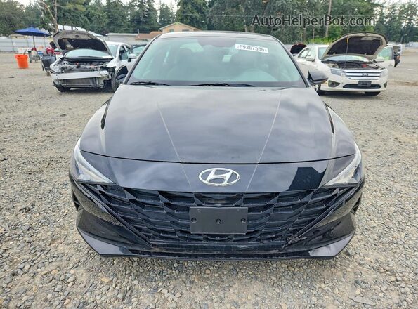 KMHLL4AG0MU191193 2021 HYUNDAI ELANTRA Black Front view