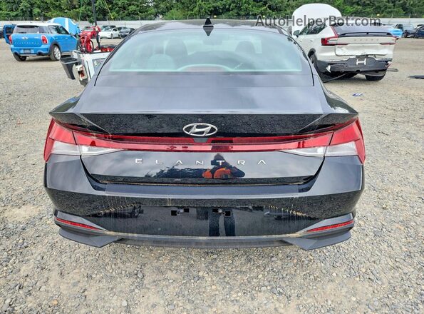 KMHLL4AG0MU191193 2021 HYUNDAI ELANTRA Black Rear view