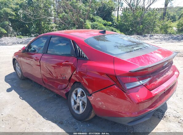 KMHLL4AG1MU139488 2021 HYUNDAI ELANTRA Red Rear left