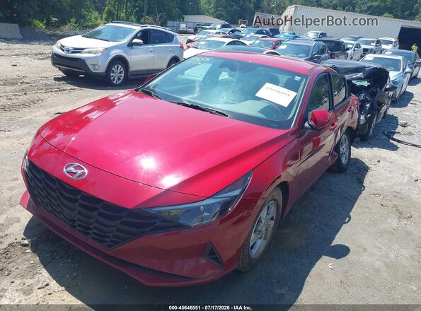 KMHLL4AG1MU139488 2021 HYUNDAI ELANTRA Red Front left