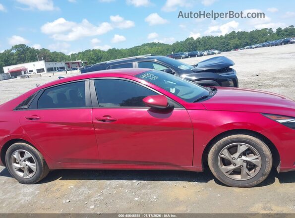 KMHLL4AG1MU139488 2021 HYUNDAI ELANTRA Red Rear interior view