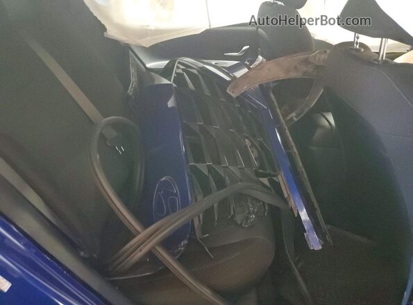 KMHLL4AG1NU225577 2022 HYUNDAI ELANTRA Blue Vista de los asientos traseros