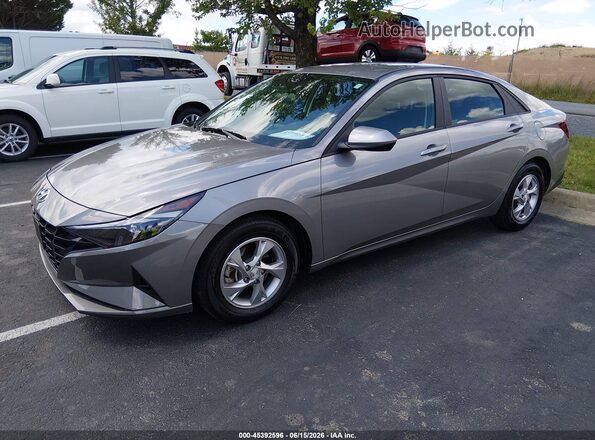 KMHLL4AG1PU550054 2023 HYUNDAI ELANTRA Gray Առջևի ձախ երեք քառորդ տեսարան