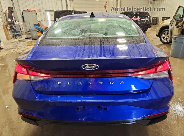 KMHLL4AG1PU559885 2023 HYUNDAI ELANTRA Blue Հետևի տեսք