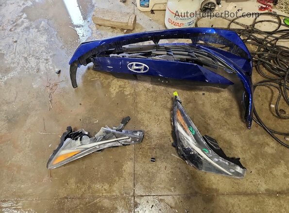 KMHLL4AG1PU559885 2023 HYUNDAI ELANTRA Blue Շարժիչի բաժամունքի տեսք