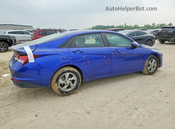 KMHLL4AG2NU359613 2022 HYUNDAI ELANTRA Синий Задняя правая четверть