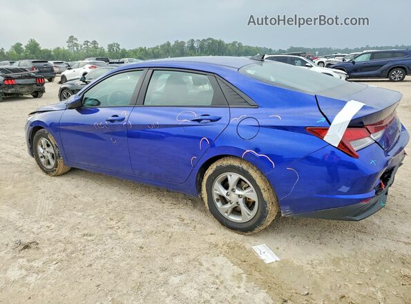 KMHLL4AG2NU359613 2022 HYUNDAI ELANTRA Синий Задняя левая четверть
