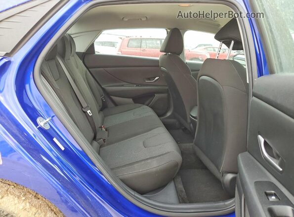 KMHLL4AG2NU359613 2022 HYUNDAI ELANTRA Синий Вид задних сидений