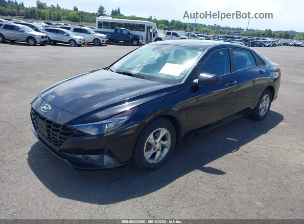 KMHLL4AG2PU543162 2023 HYUNDAI ELANTRA Black Передня ліва чверть
