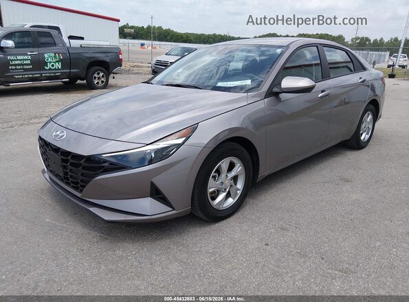 KMHLL4AG2PU545204 2023 HYUNDAI ELANTRA Gray წინა მარცხენა ხედი სამი მეოთხედიდან