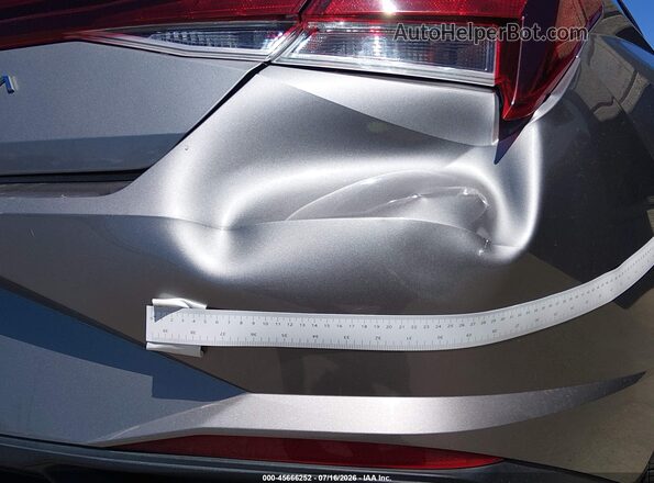 KMHLL4AG2PU579711 2023 HYUNDAI ELANTRA Серый Вид задней части салона