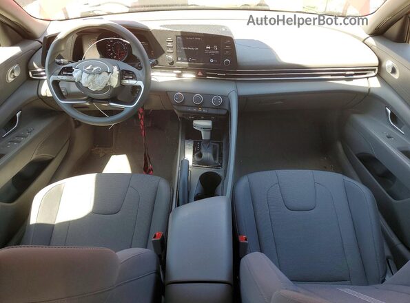 KMHLL4AG3NU368241 2022 HYUNDAI ELANTRA Red Dashboard view