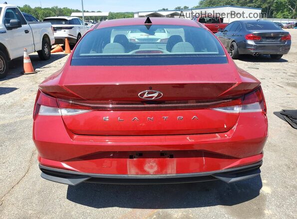 KMHLL4AG3NU368241 2022 HYUNDAI ELANTRA Red Rear view