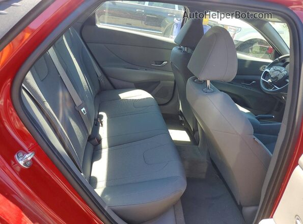 KMHLL4AG3NU368241 2022 HYUNDAI ELANTRA Red Rear seats view