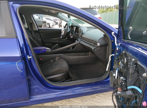 KMHLL4AG4MU213714 2021 HYUNDAI ELANTRA Blue Widok wnętrza z przodu