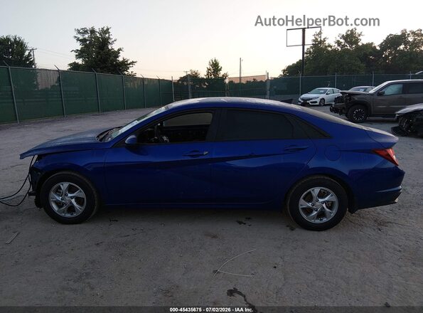KMHLL4AG4MU213714 2021 HYUNDAI ELANTRA Blue Widok wnętrza 360 stopni
