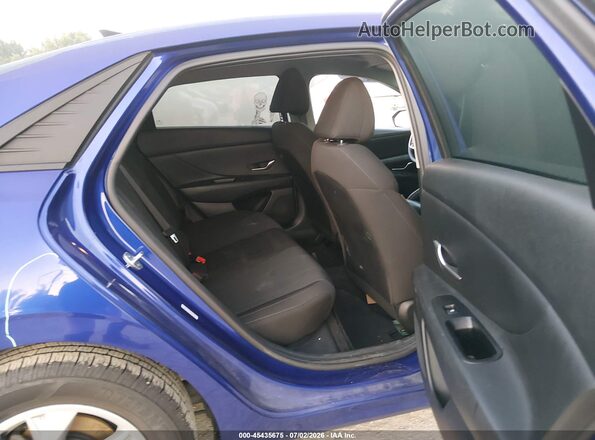 KMHLL4AG4MU213714 2021 HYUNDAI ELANTRA Blue Widok naklejki z numerem VIN