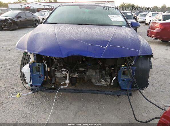 KMHLL4AG4MU213714 2021 HYUNDAI ELANTRA Blue Widok z przodu