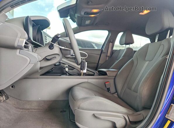 KMHLL4AG4NU325995 2022 HYUNDAI ELANTRA Blue წინა სალონის ხედი