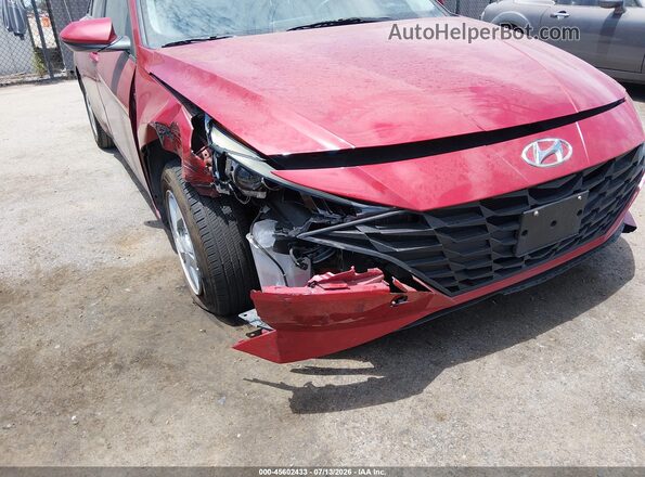 KMHLL4AG4NU349763 2022 HYUNDAI ELANTRA Red Front view