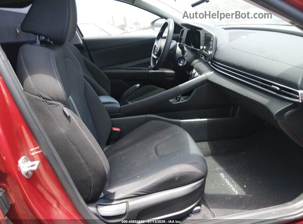 KMHLL4AG4NU349763 2022 HYUNDAI ELANTRA Red Front interior view