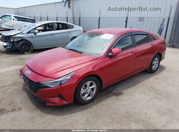 KMHLL4AG4NU349763 2022 HYUNDAI ELANTRA Red Front left