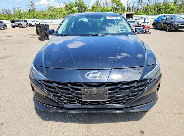 KMHLL4AG5MU105165 2021 HYUNDAI ELANTRA Black Widok z przodu